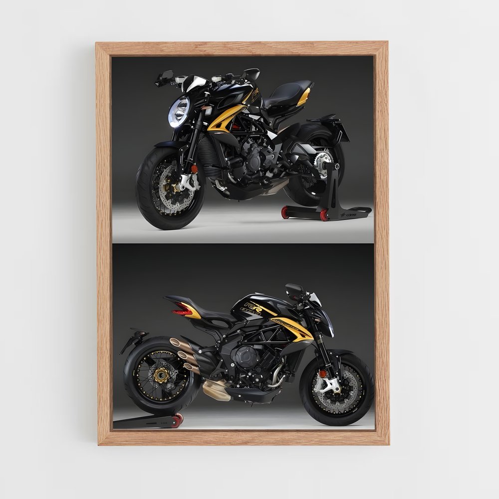 Poster Bolide Éclatant – affiche MV Agusta (vue 4)